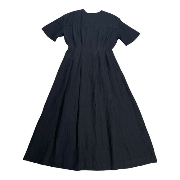 Jenni Kayne Black Linen Day Maxi Dress Size Small - Picture 4 of 6